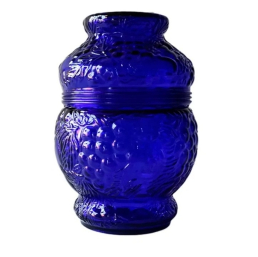 Vintage Cobalt Blue Candy Dish